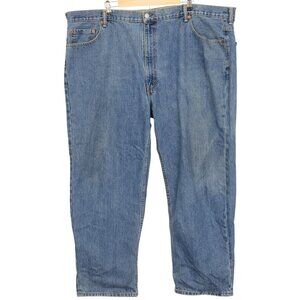 Levi's 550 Big & Tall 50 x 30 Medium Wash Denim Jeans Zip Pants